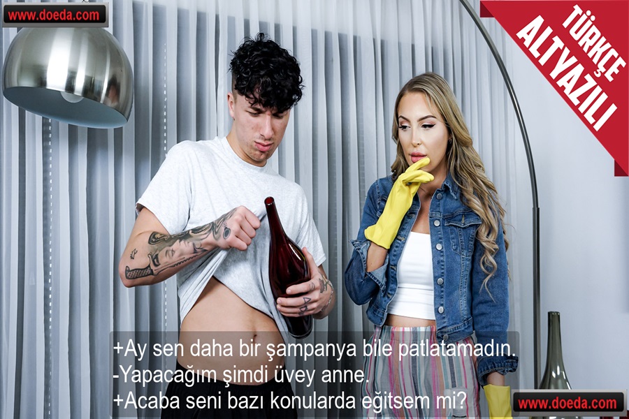 Şampanya Bile Patlatamayan Üvey Oğlunu Kocası Yokken Ağzında Patlattı