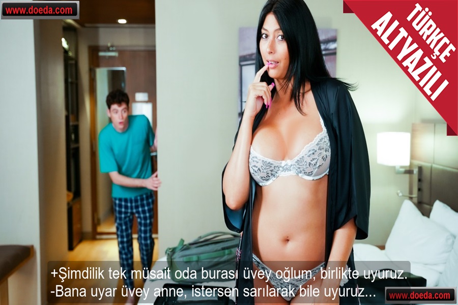 Otelde Kalacakları Oda Hazır Olmayınca Üvey Oğluyla Aynı Yatağa Girdi